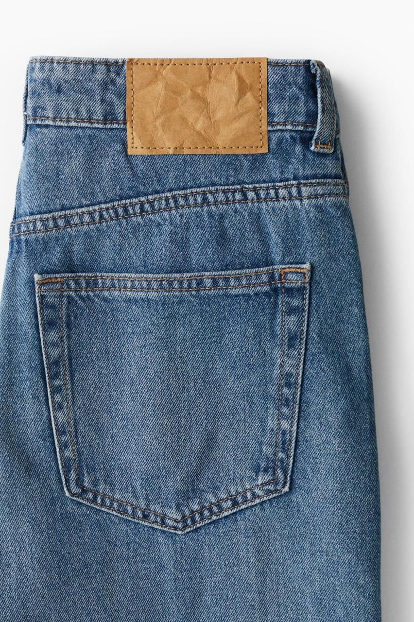 High Waist Straight Leg Jeans