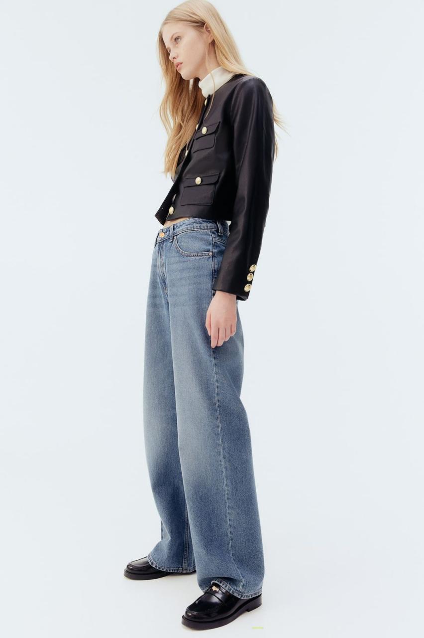 High Waist Straight Leg Jeans