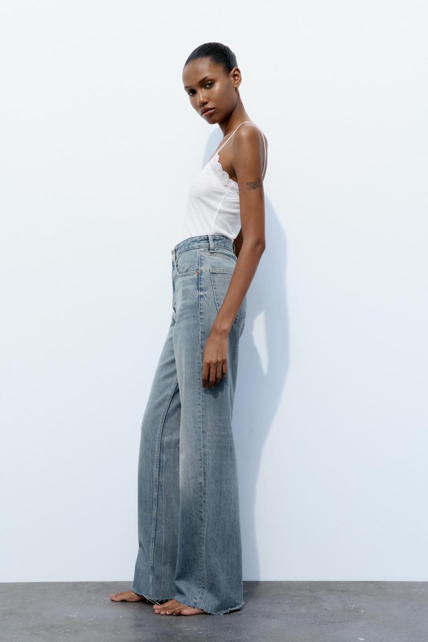 High Rise Wide Leg Jeans