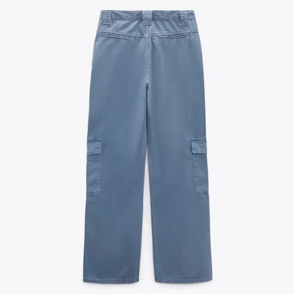 High Rise Blue Cargo