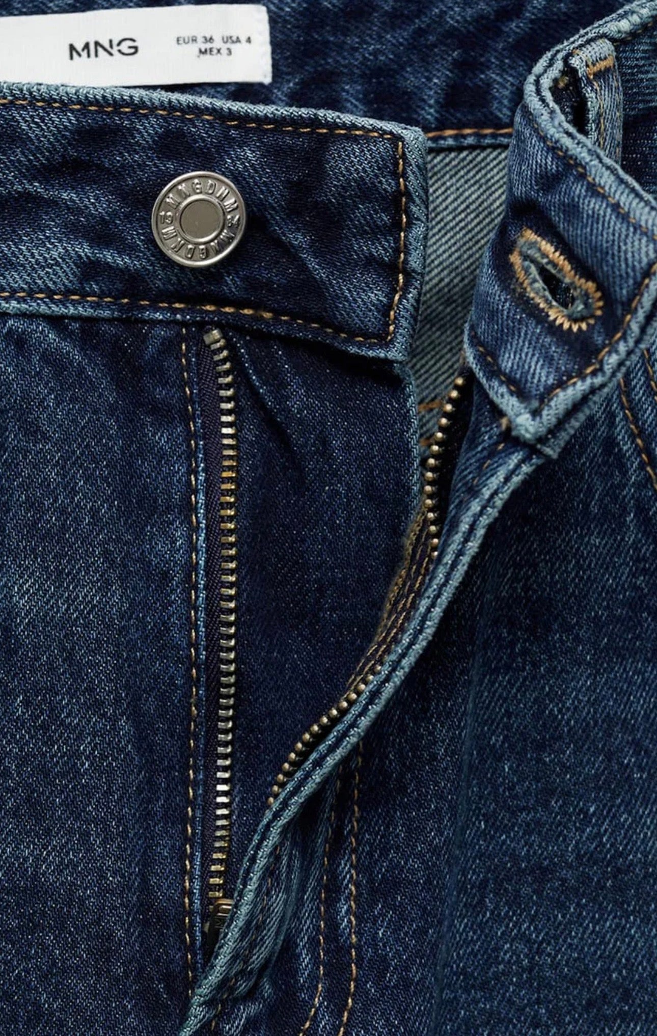 MNG straight fit denim