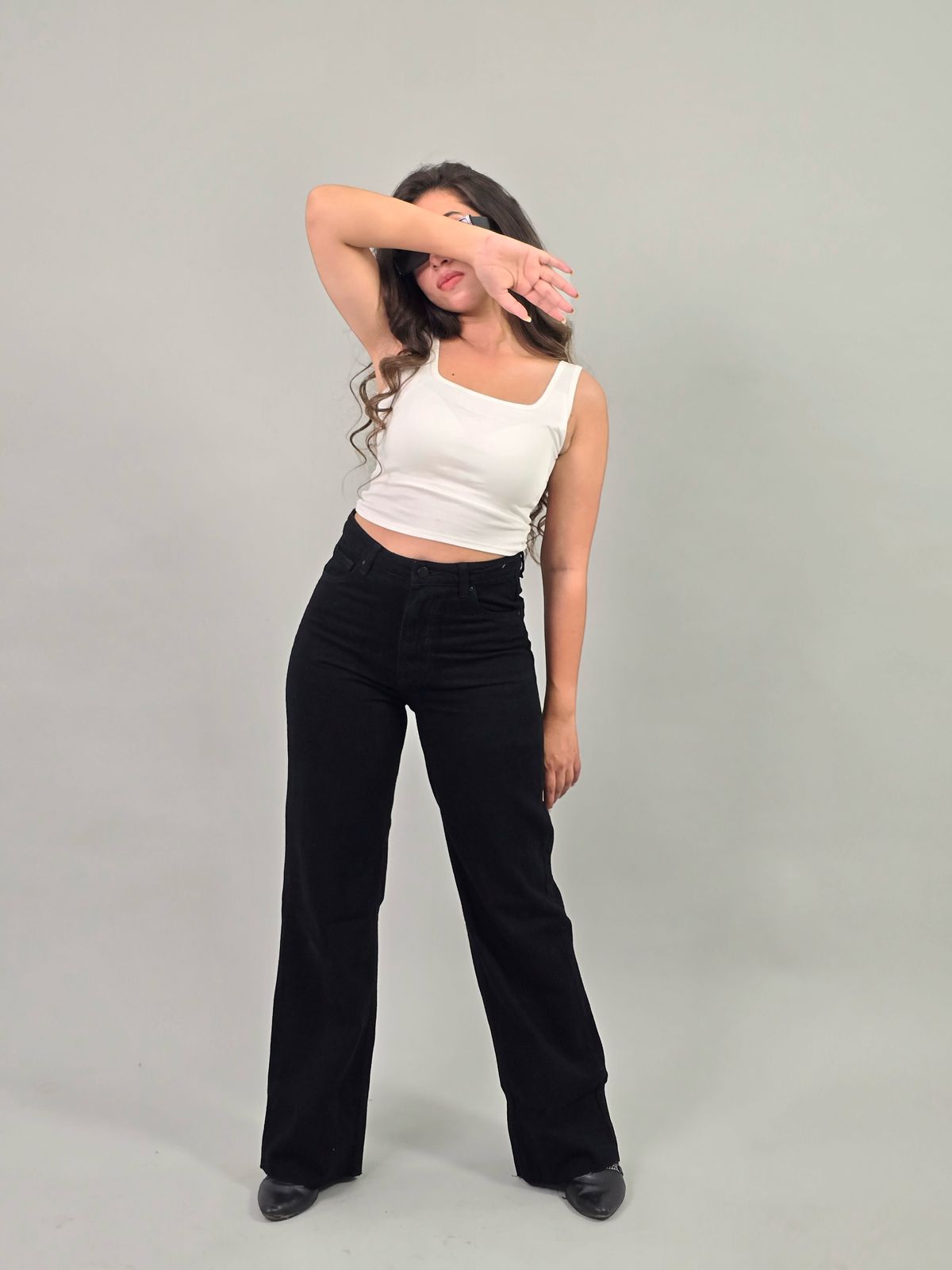 Black Wide Leg Jeans
