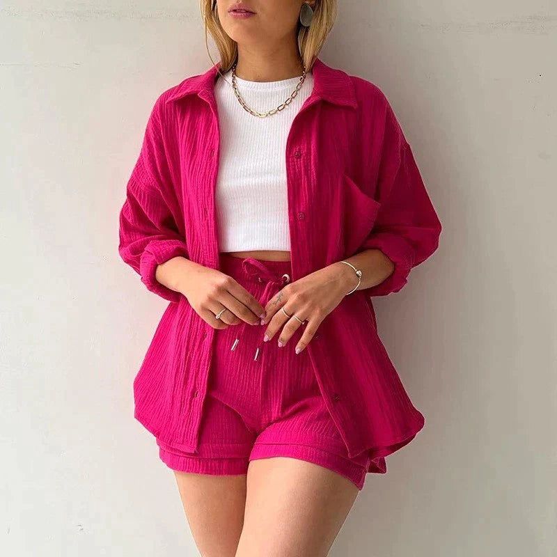 Pink and Green Co-ord Set