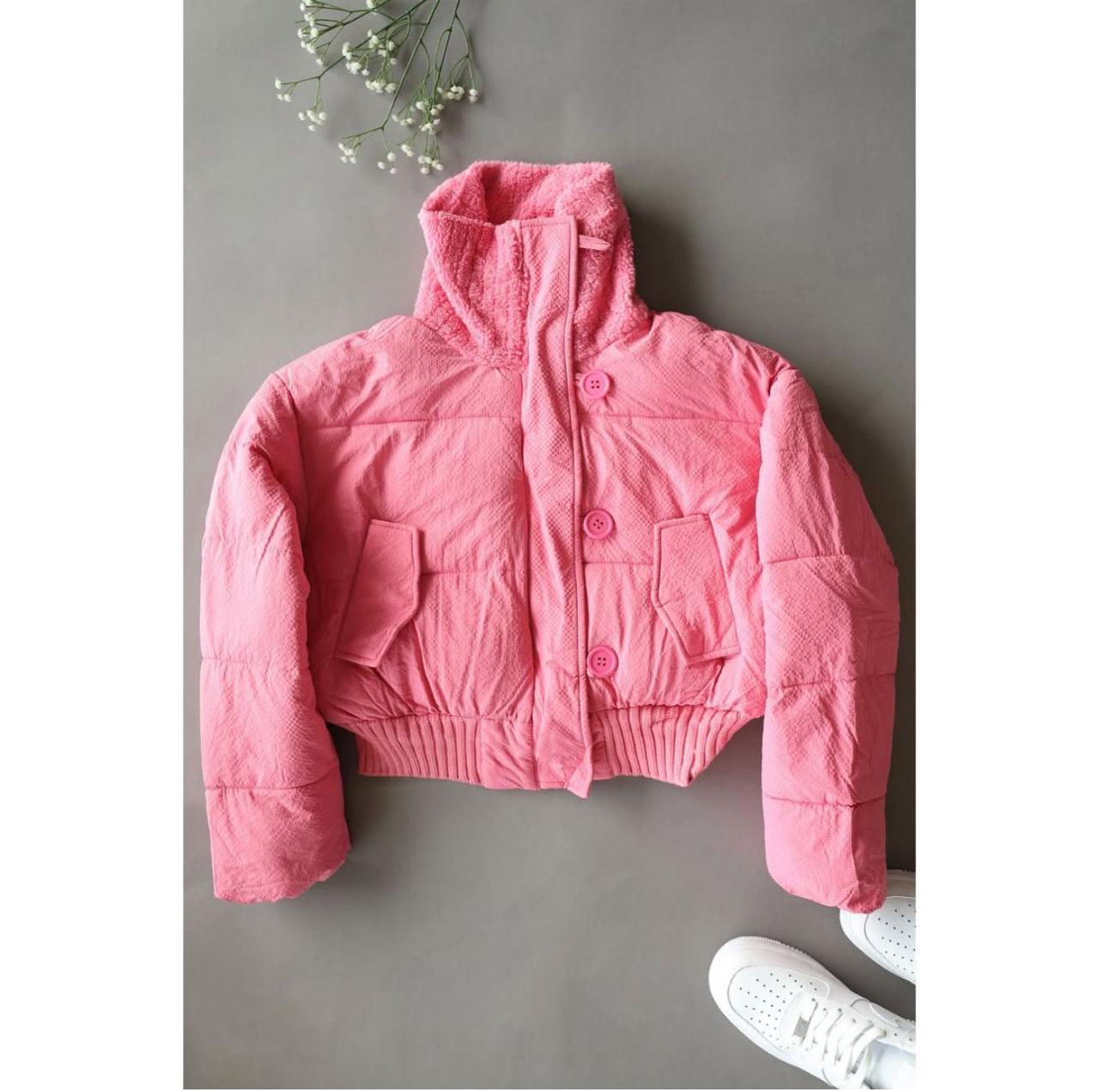 Pink Puffer Coat