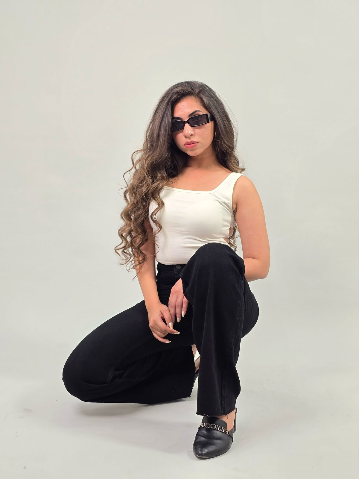 Black Wide Leg Jeans