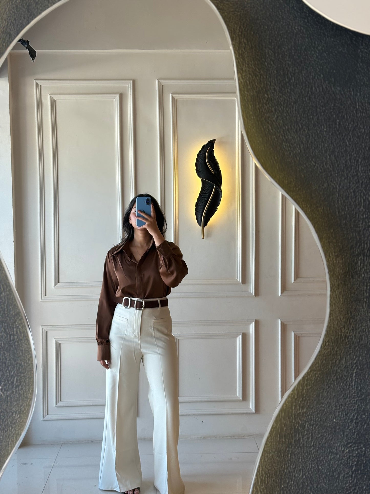 Belted Tailored Trouser