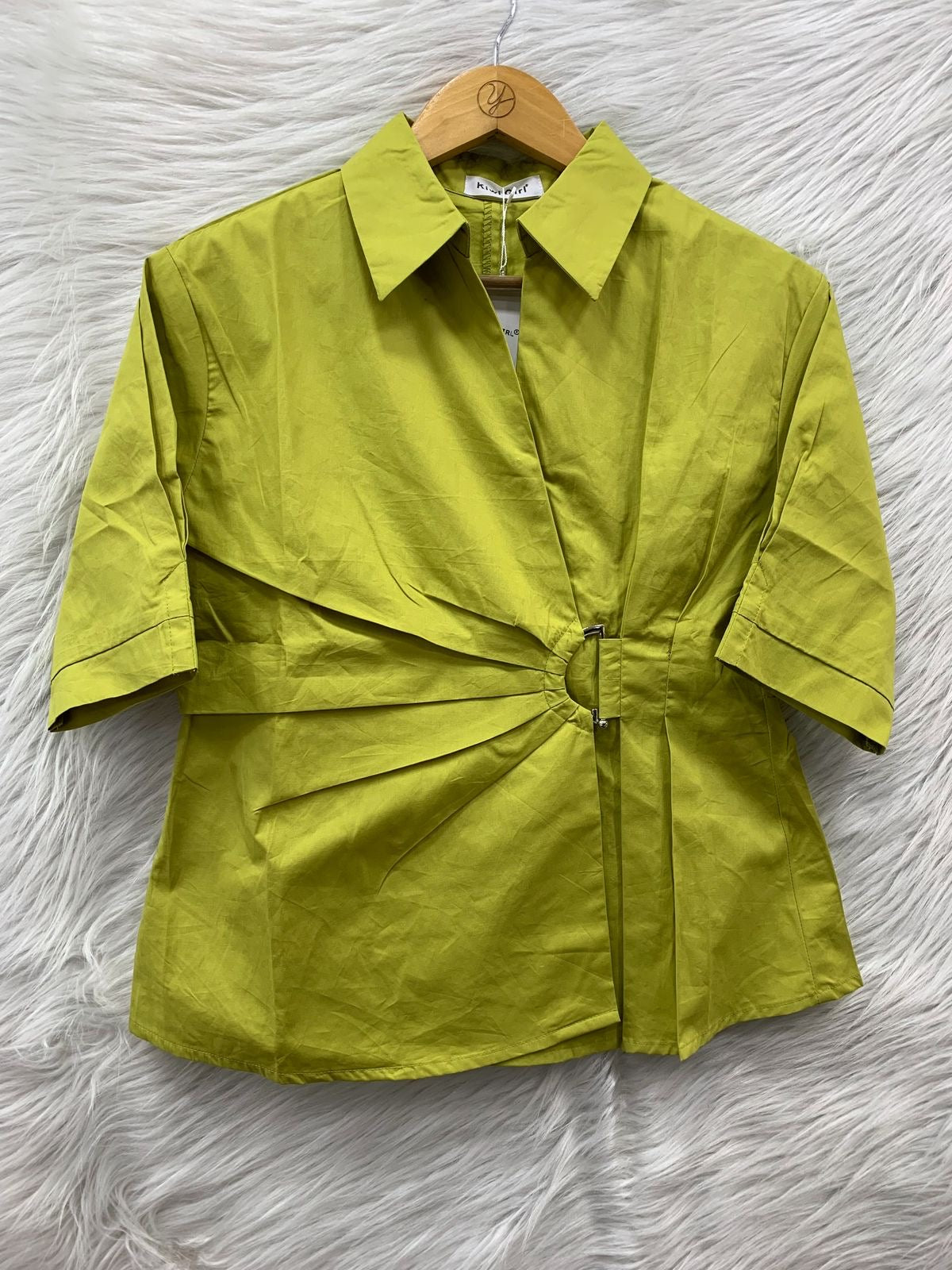 Wrap Half Sleeve Shirt