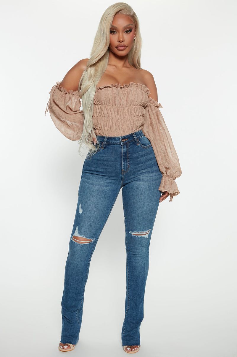 Blue Heavy Faded Skinny Fit Jeans