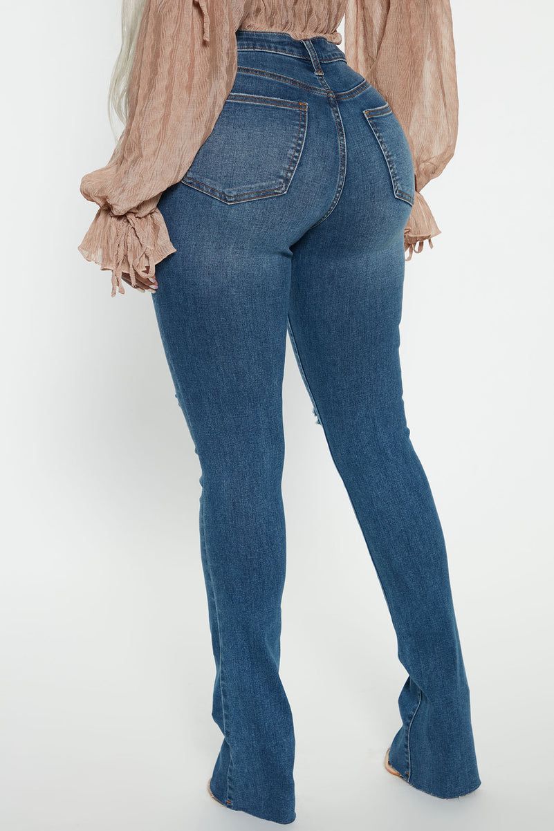 Blue Heavy Faded Skinny Fit Jeans