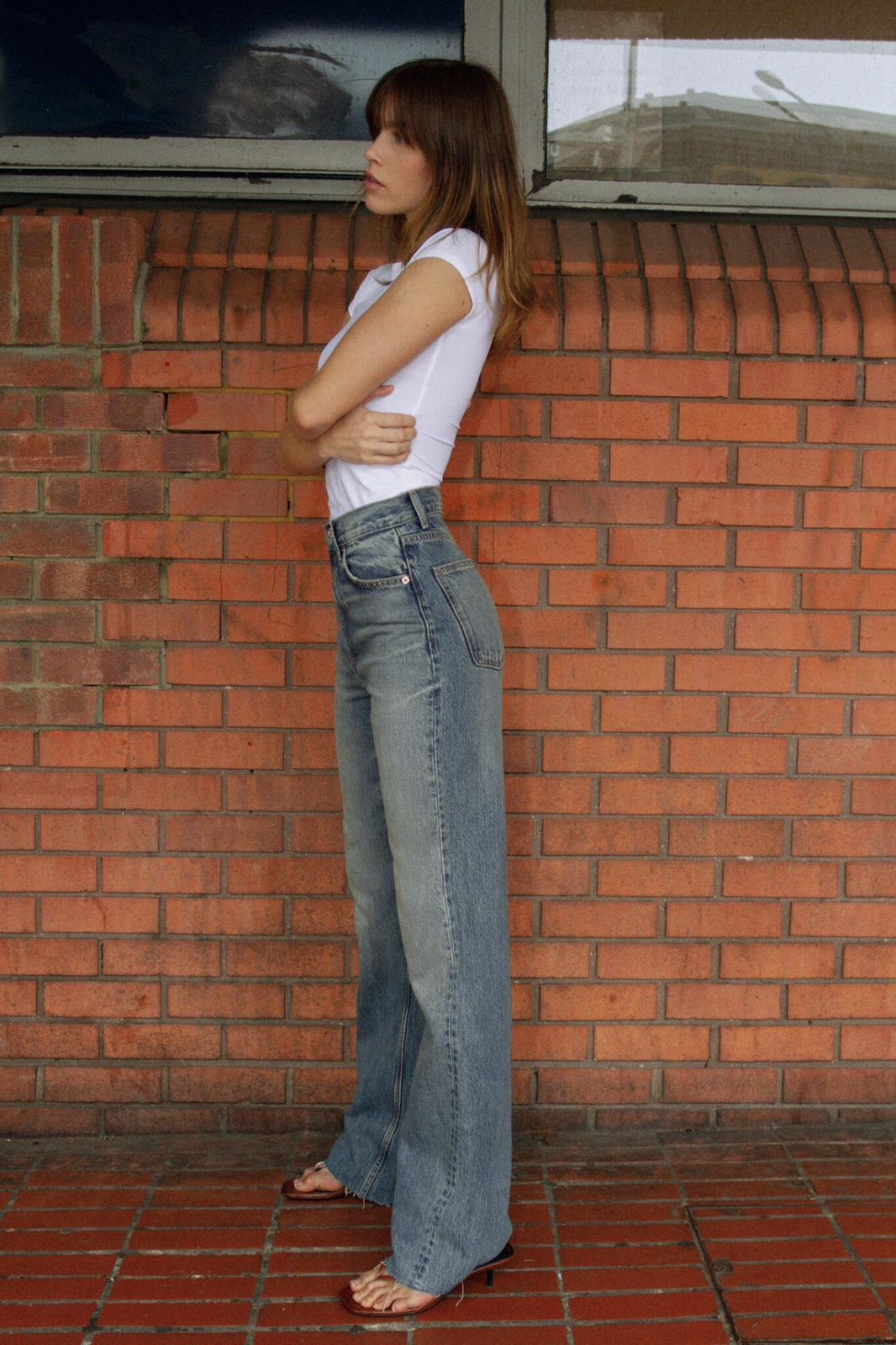 Branded Greenish Denim