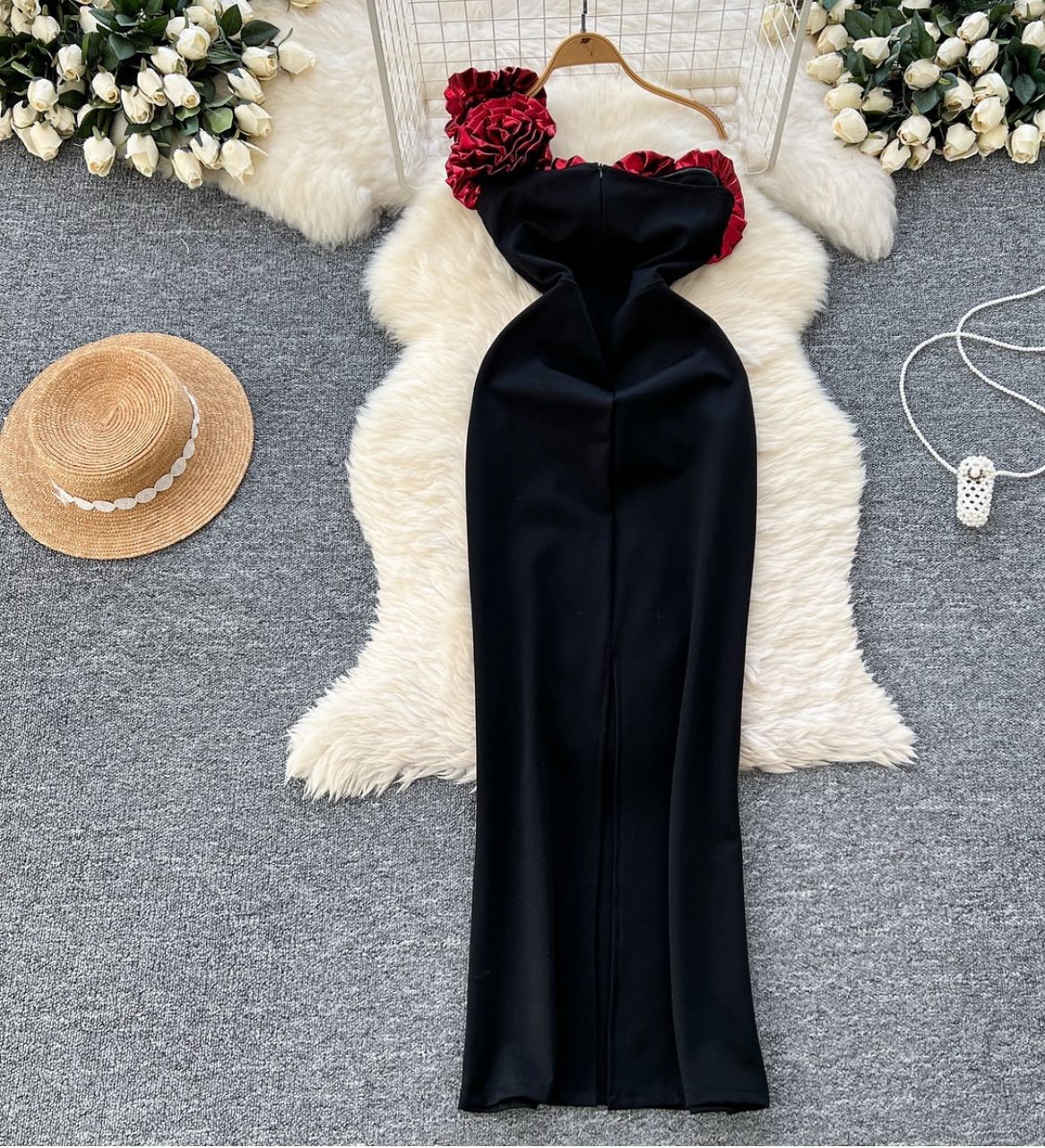 Floral Off Shoulder Maxi Dress