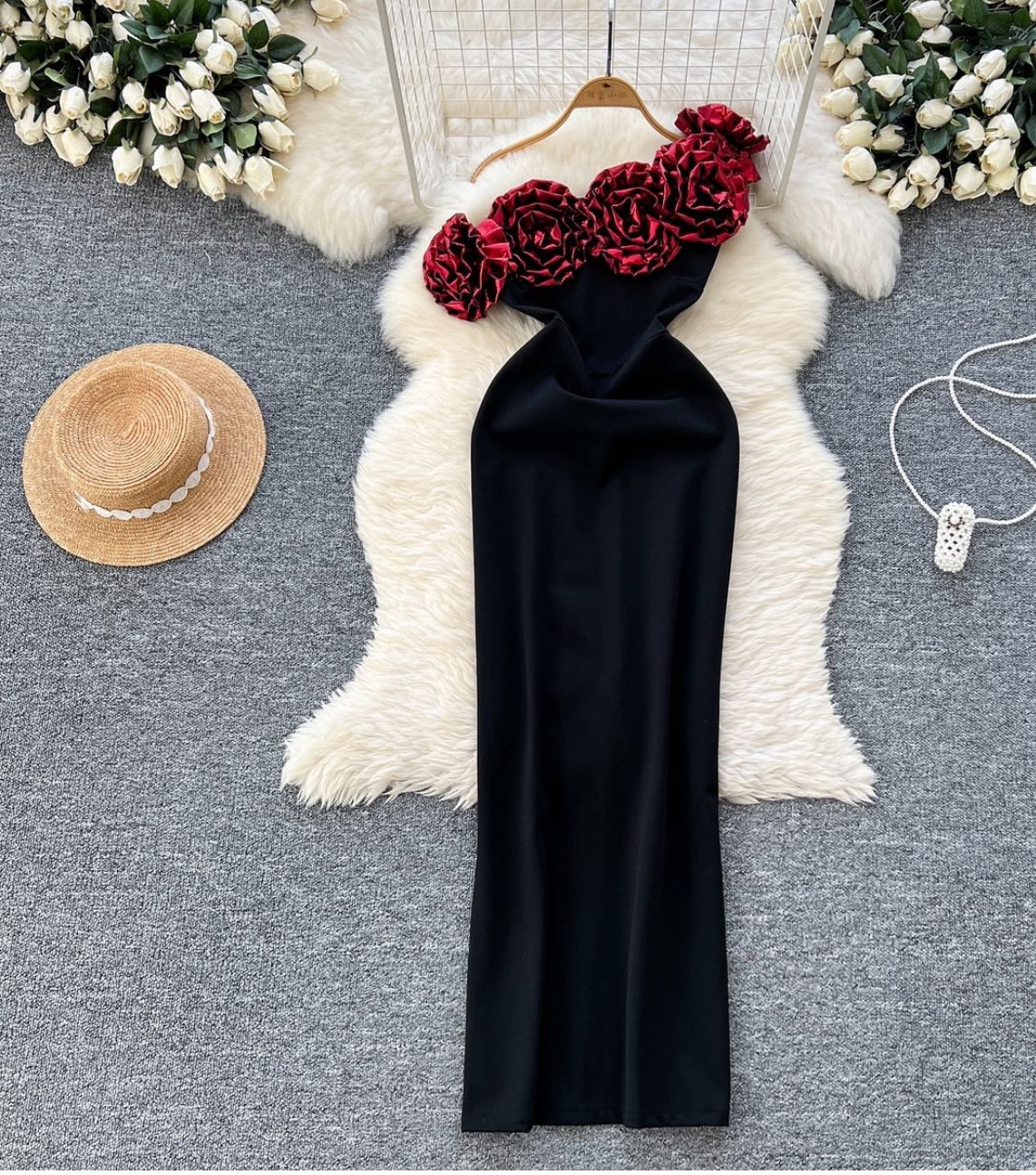 Floral Off Shoulder Maxi Dress