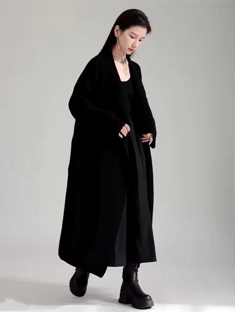 Women Long Cardigan Sweater