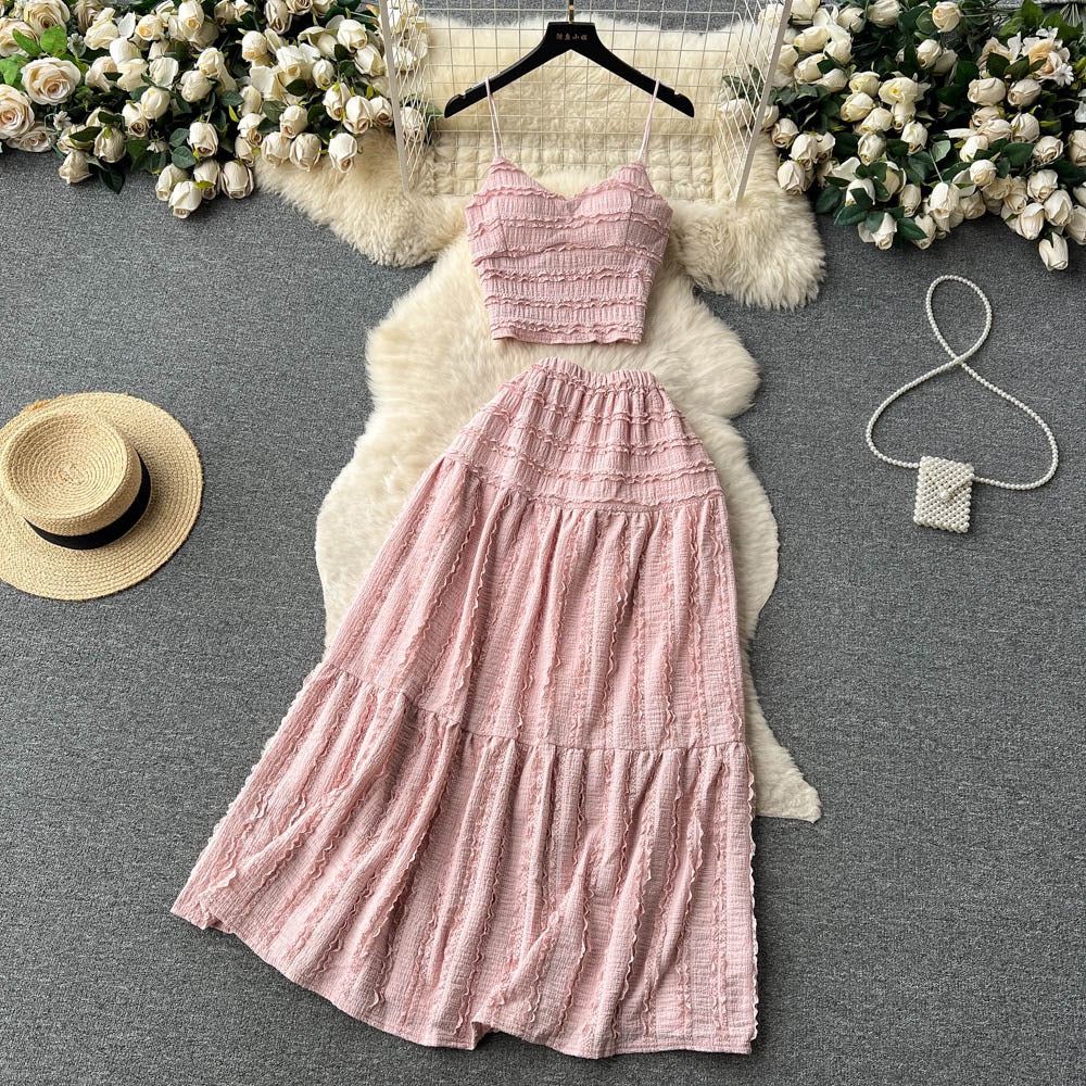 Tube Top With Flare Skirt