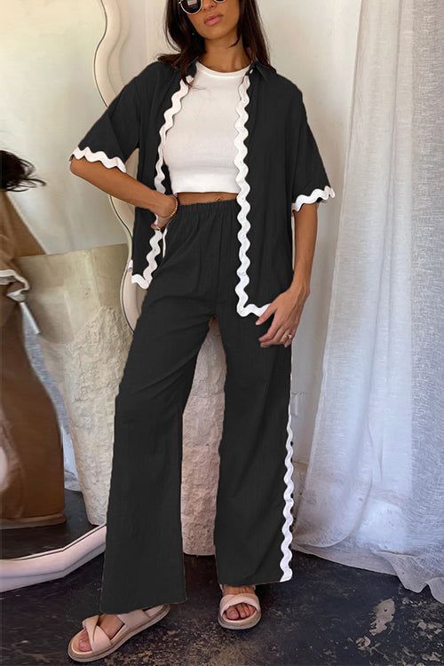 Black Viral Co-Ord Set