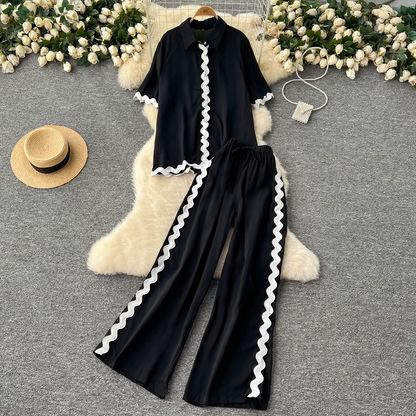 Black Viral Co-Ord Set