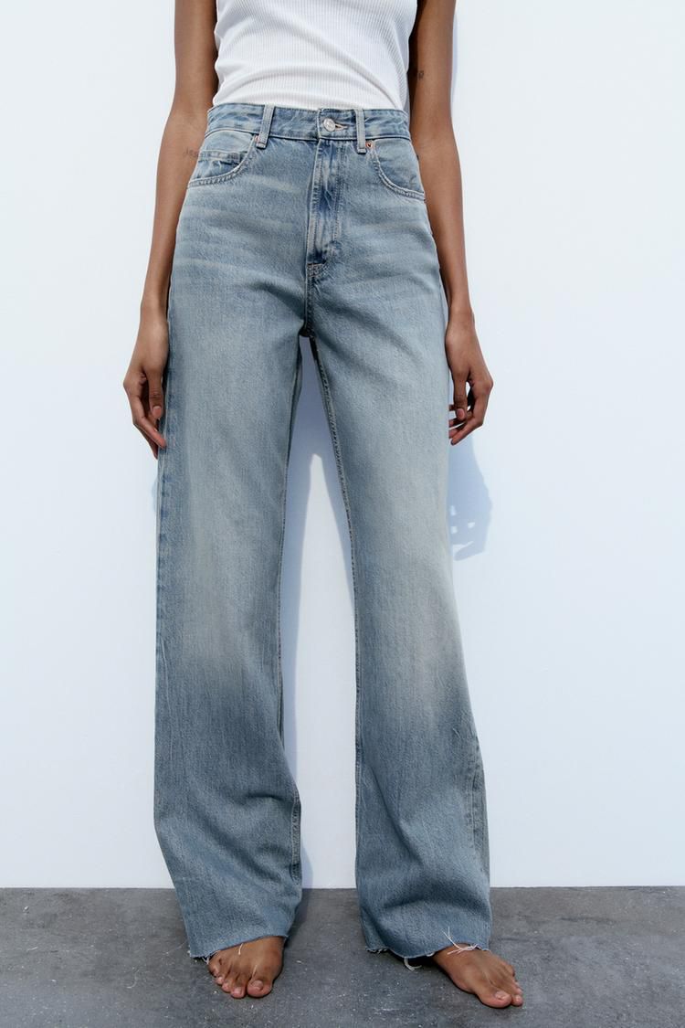 High Rise Wide Leg Jeans