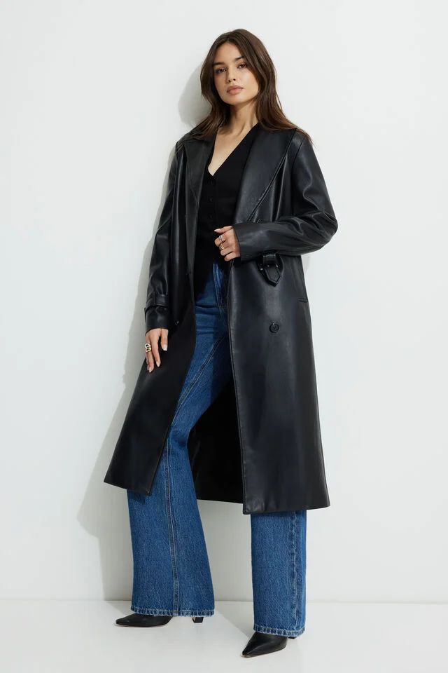 High Rise Wide Leg Blue Jeans