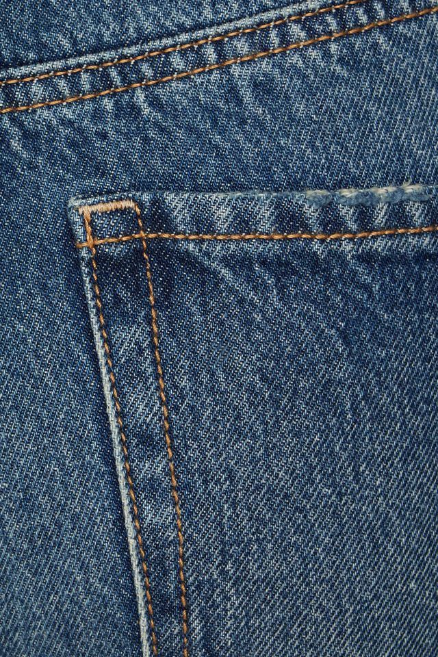 High Rise Wide Leg Blue Jeans