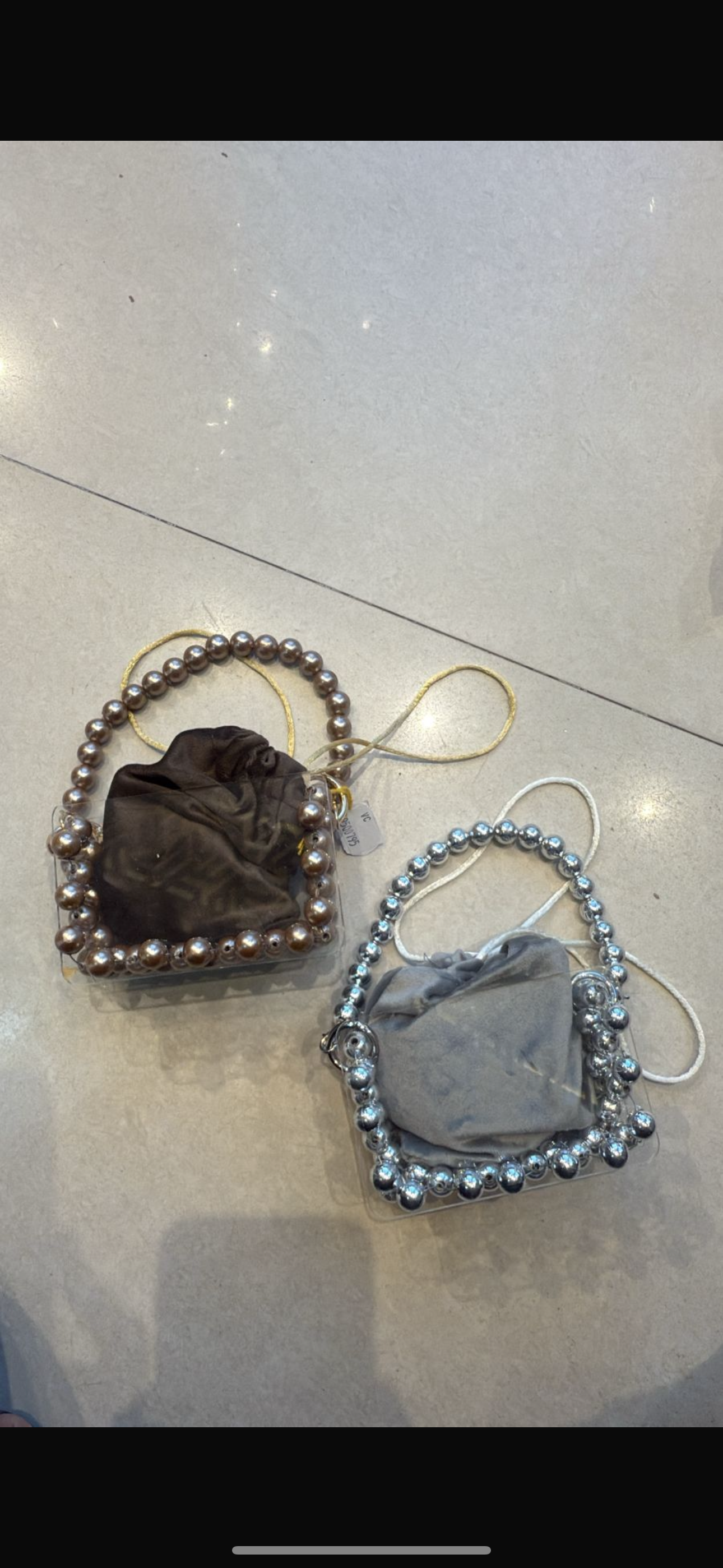Luxe pearl potli bag