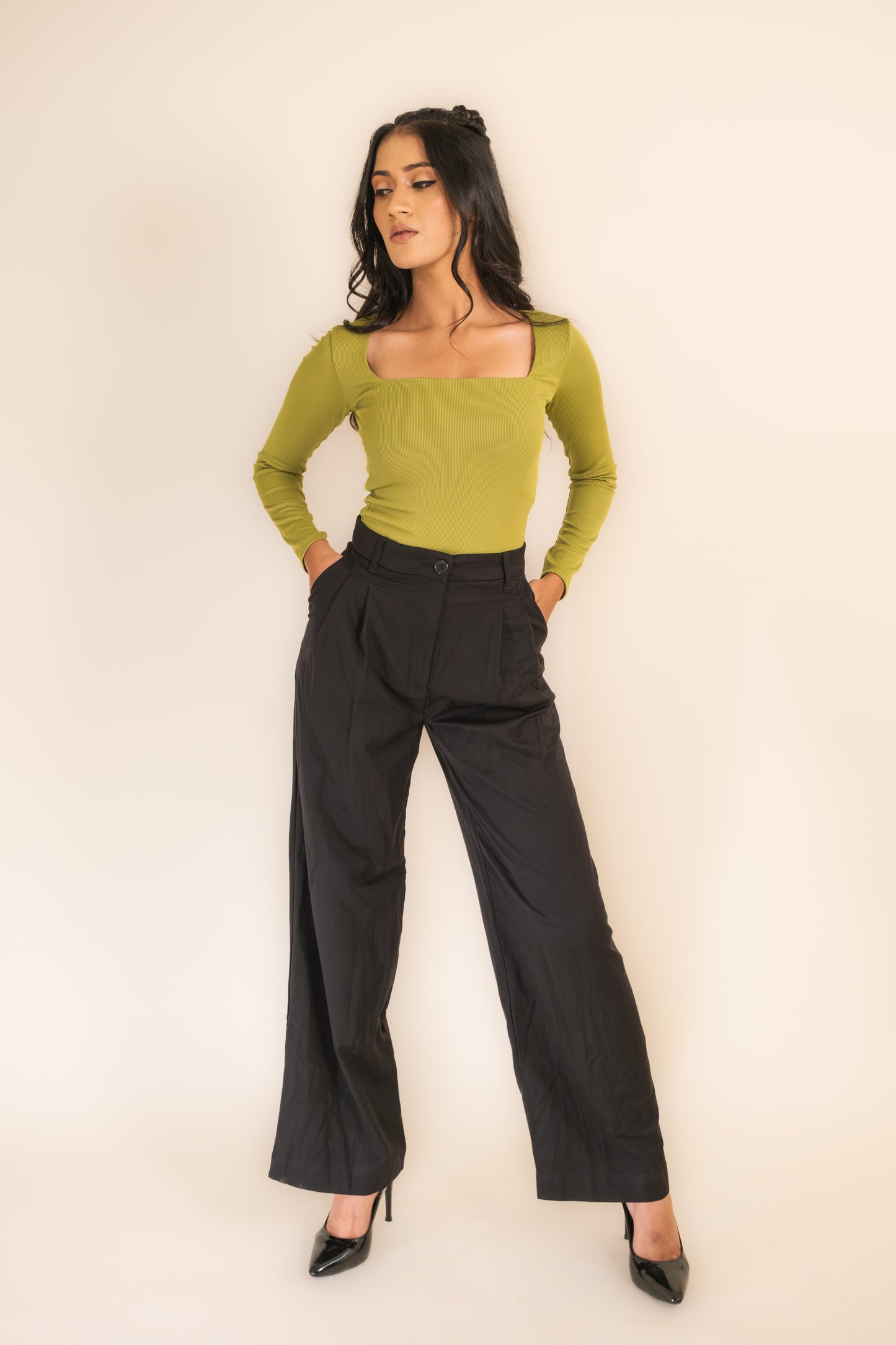 Black Korean Pants