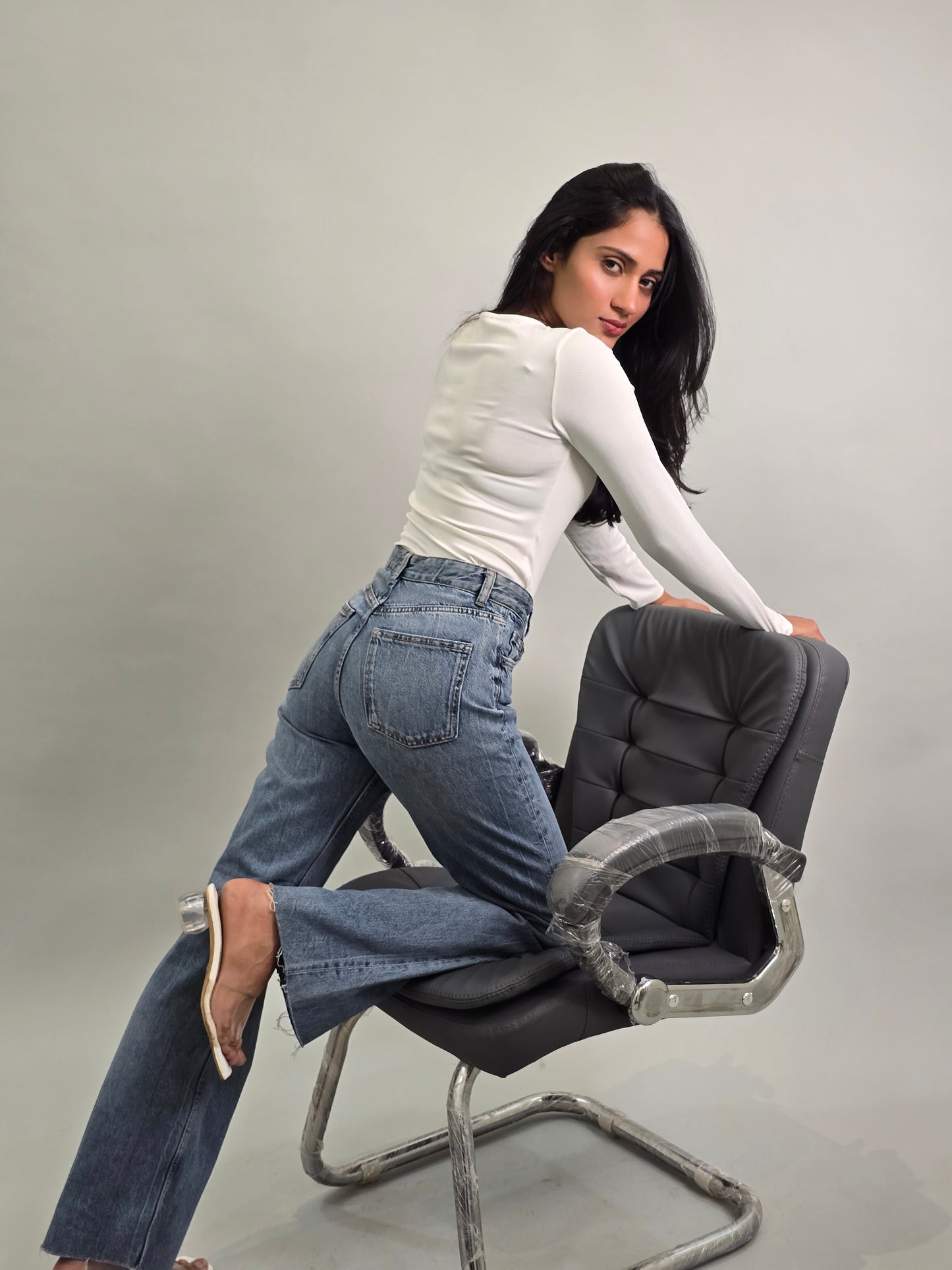 Blue Astral Wide Jeans