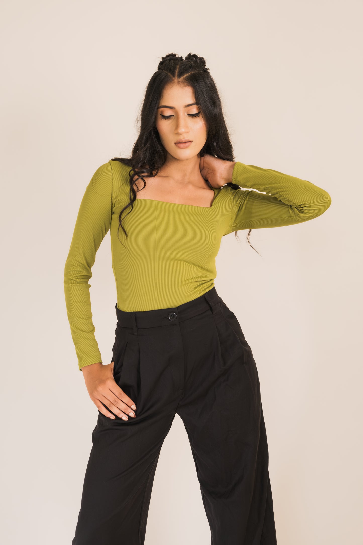 Monki high waisted trouser