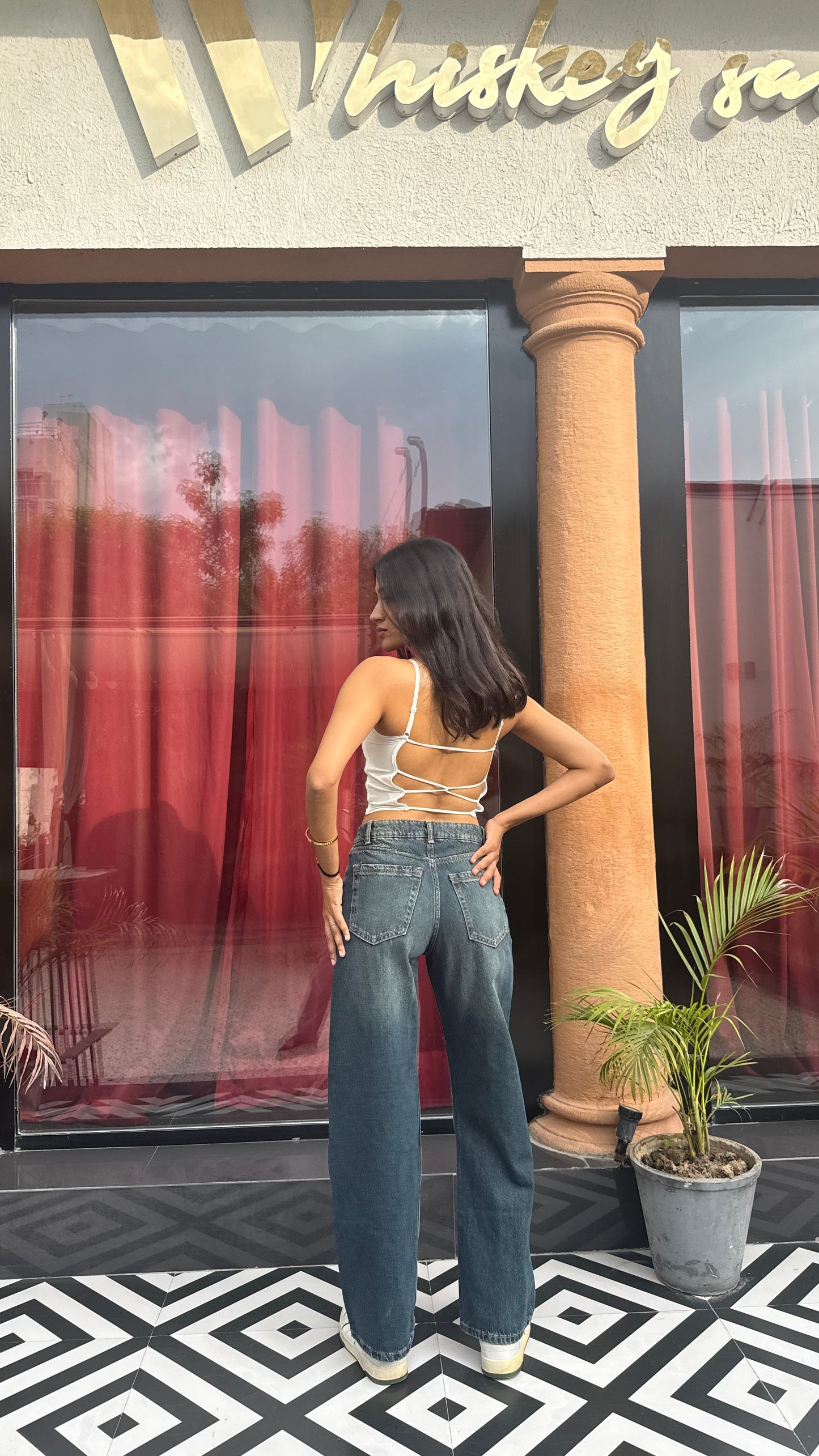 Bershka Greenish Jeans