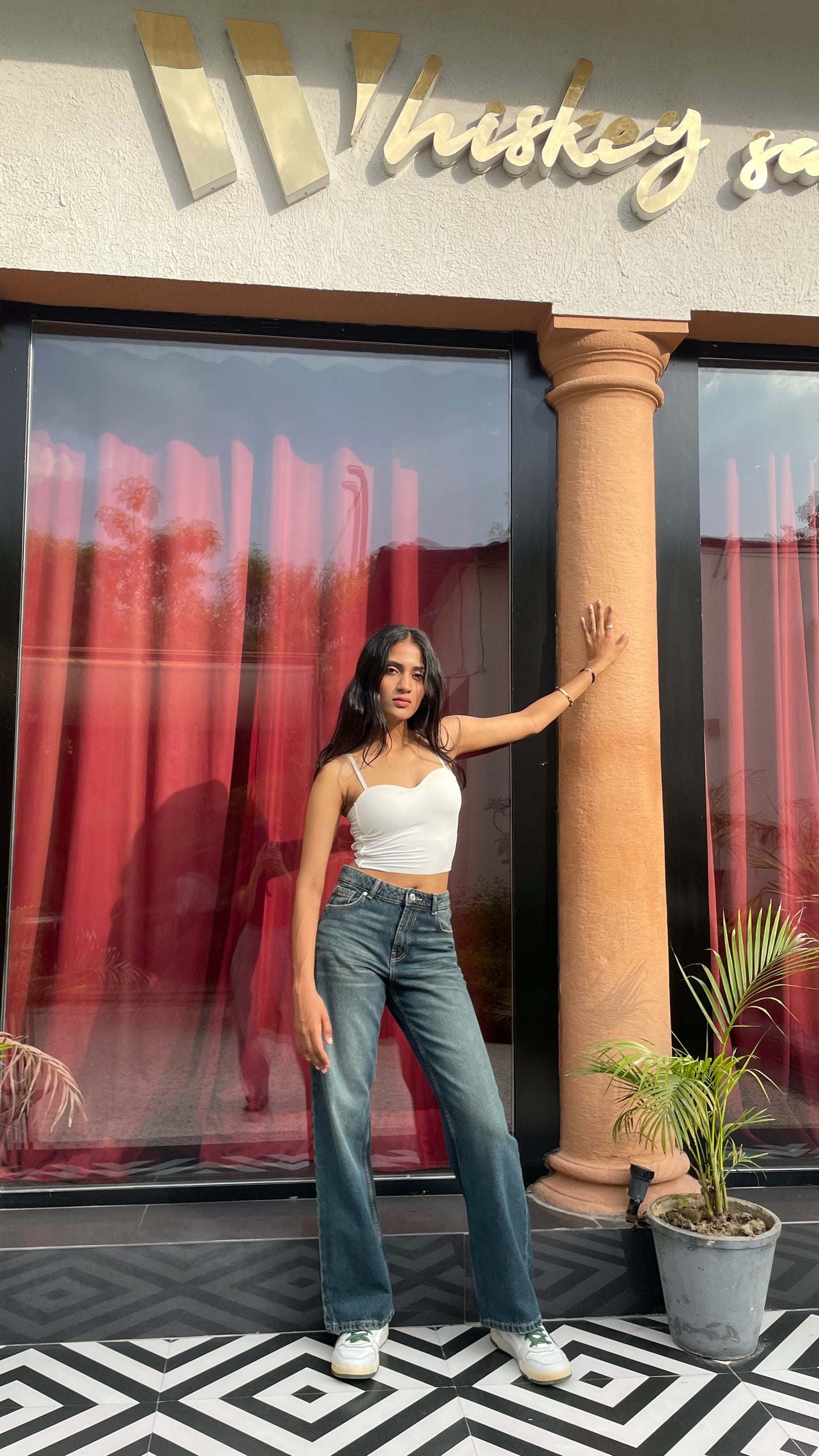 Bershka Greenish Jeans