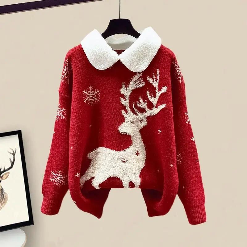 Reindeer Woolen Co Ord Set
