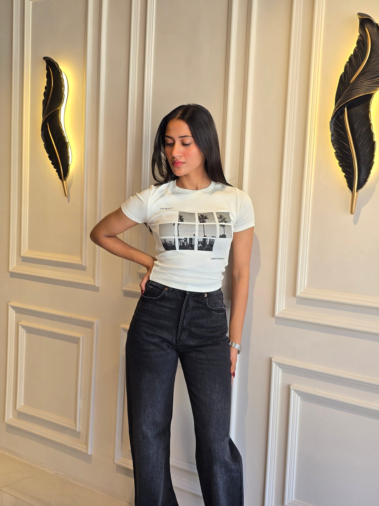 Chalk and Charcoal Baby Tee