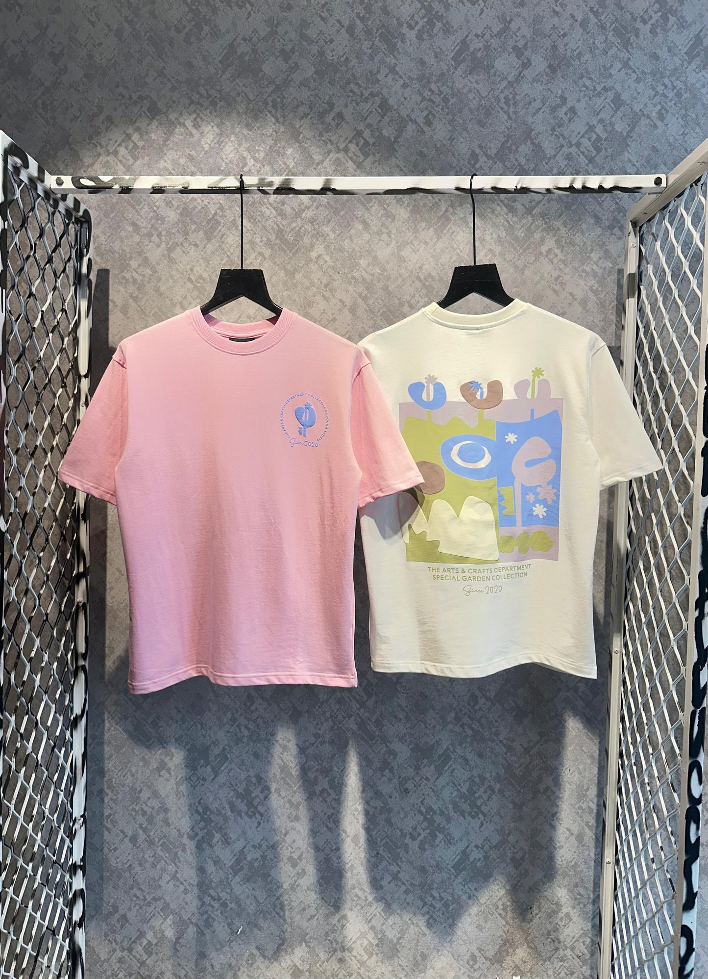 Bubblepop White and Pink Tees