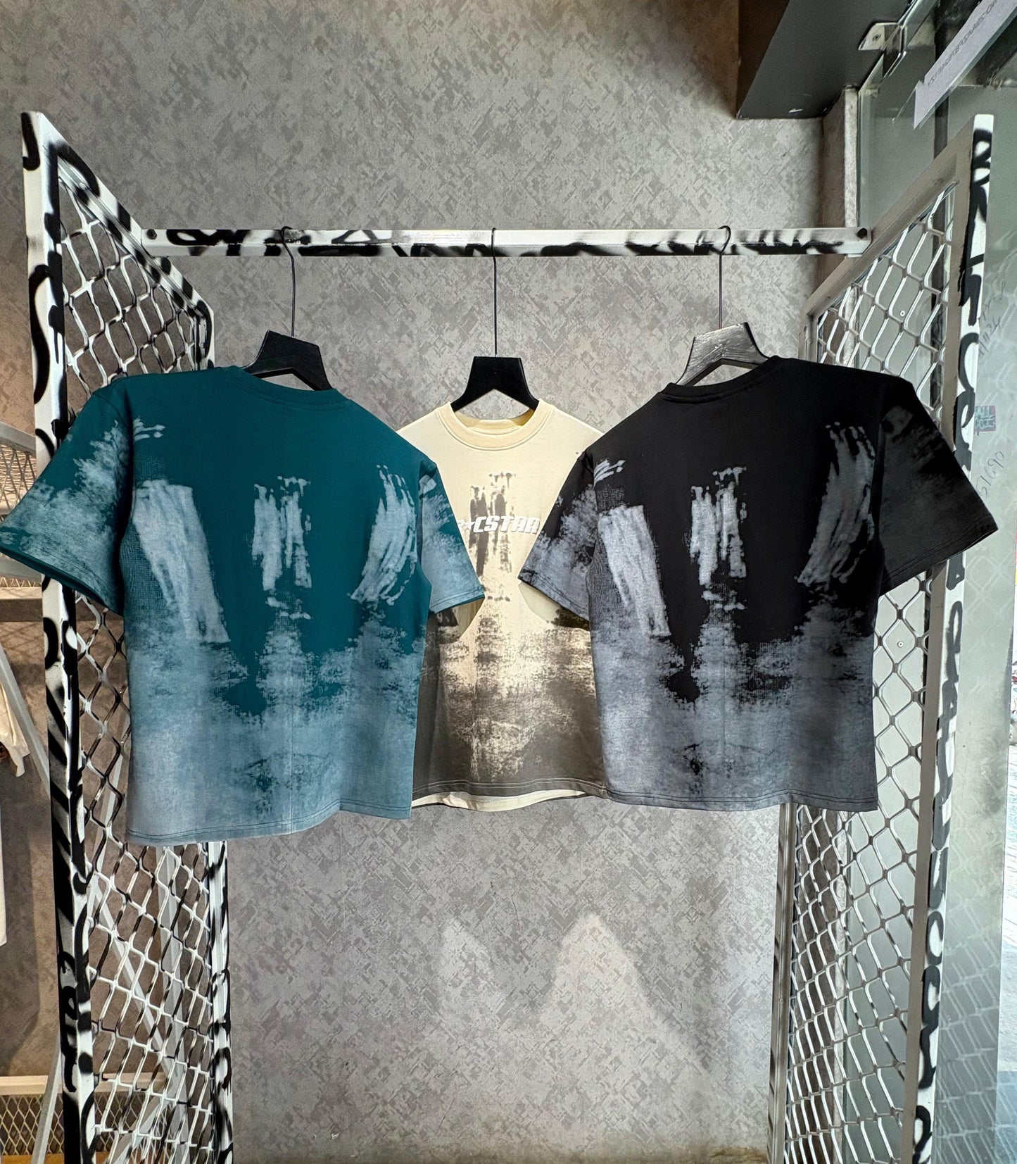 Stormsurge Ocean, Cream and Black Coloured Tees