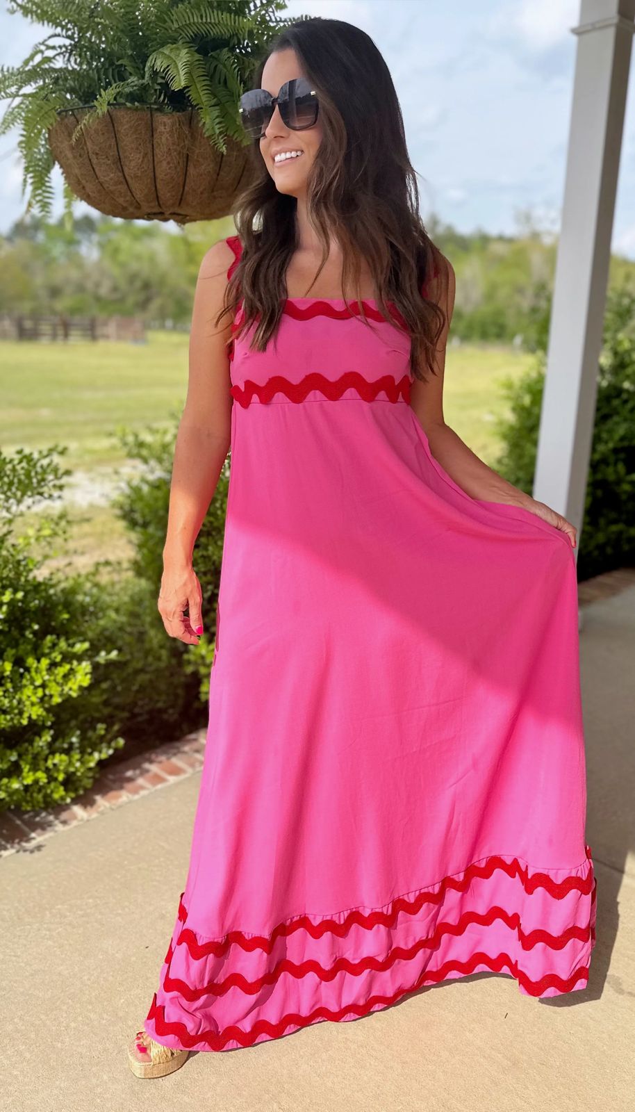 Smocking A-line Dress