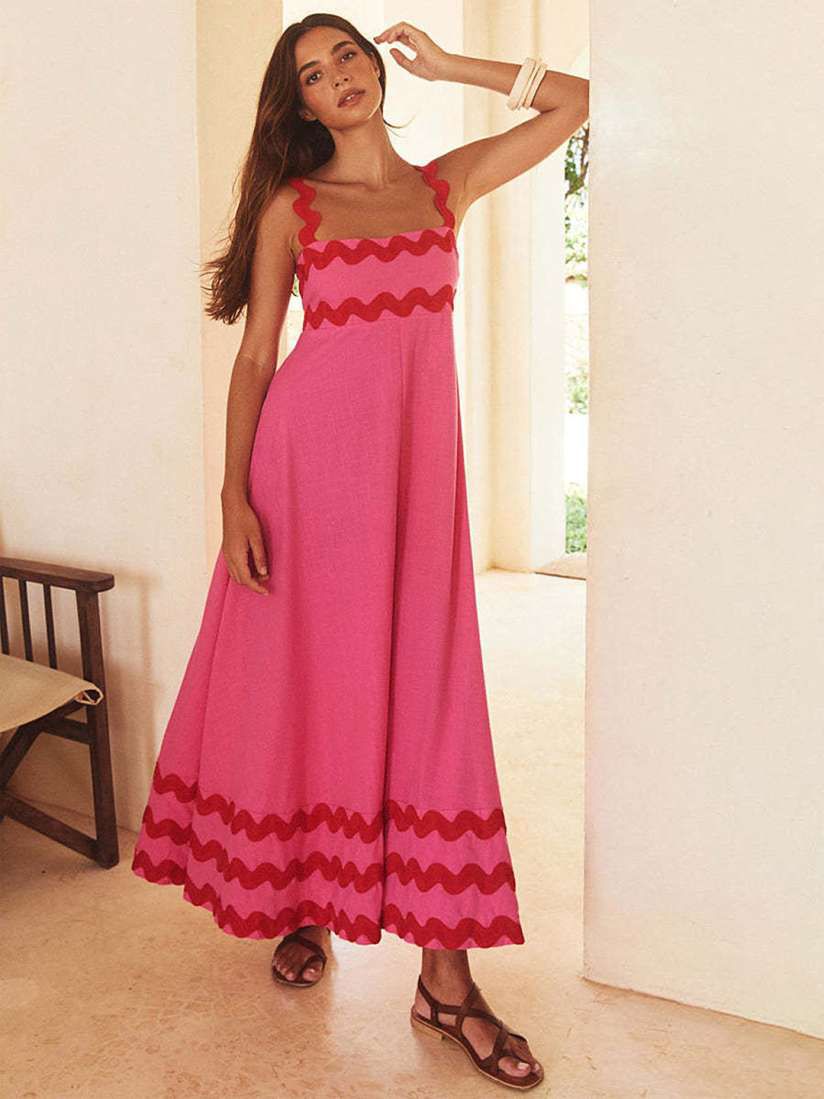 Smocking A-line Dress
