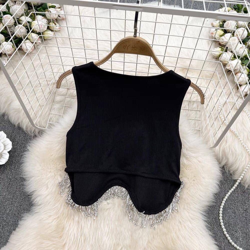 Rhinestone Tank Top