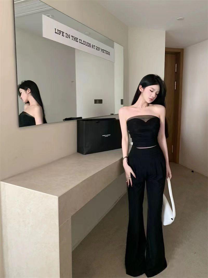 Tube Top Korean Co-ord Set