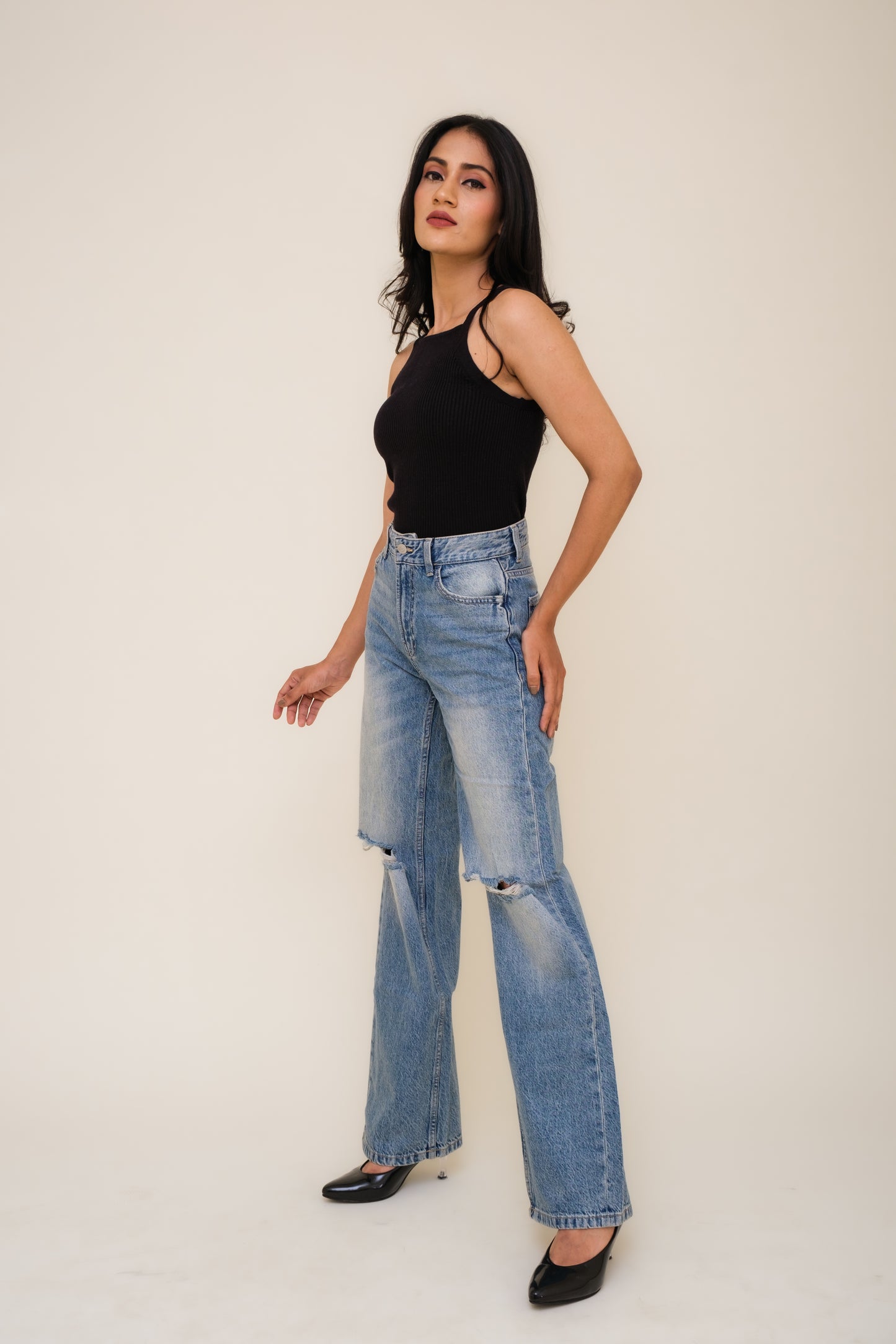 Bershka Ripped Denims