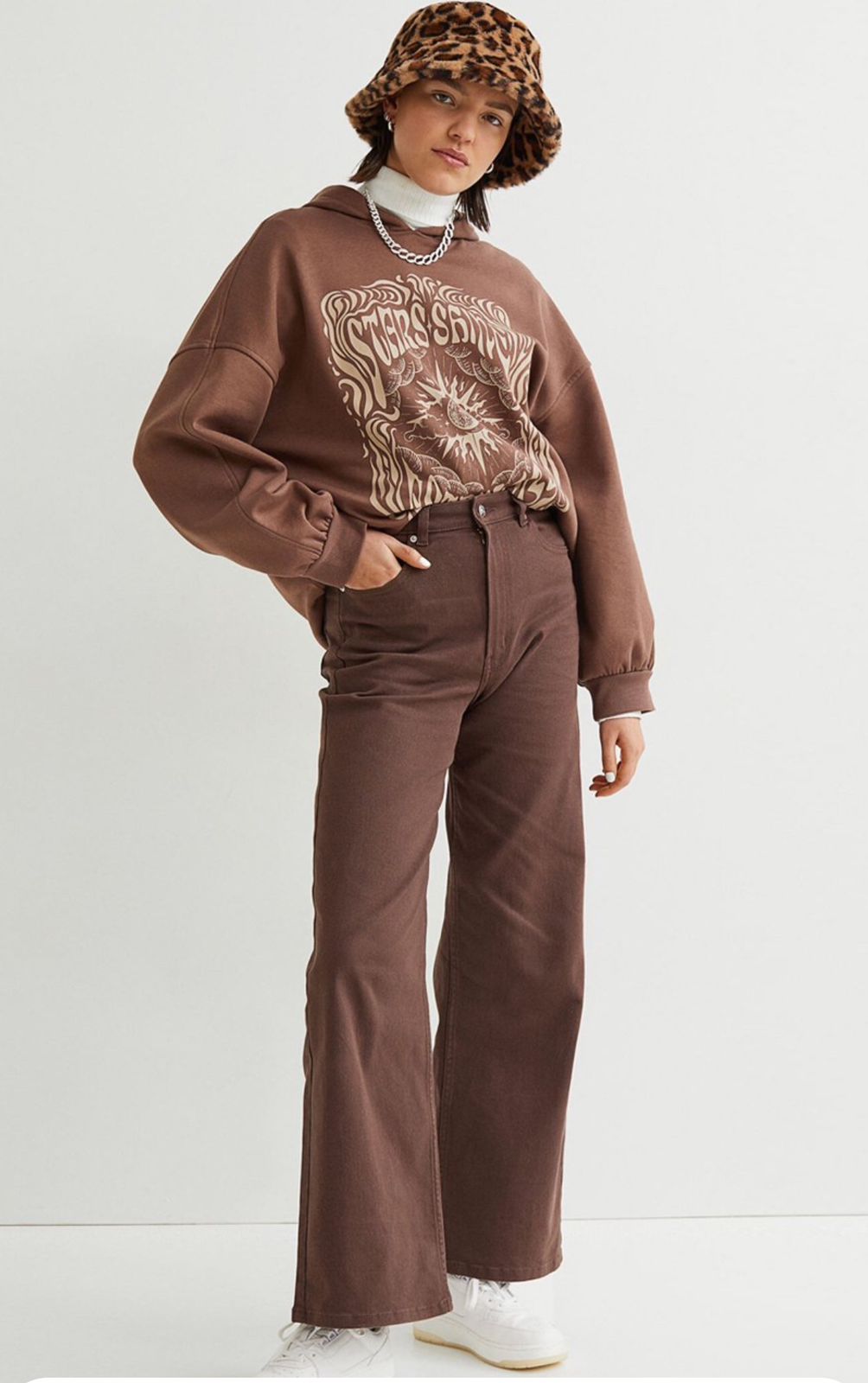 Women Wide Leg High-Rise Jeans