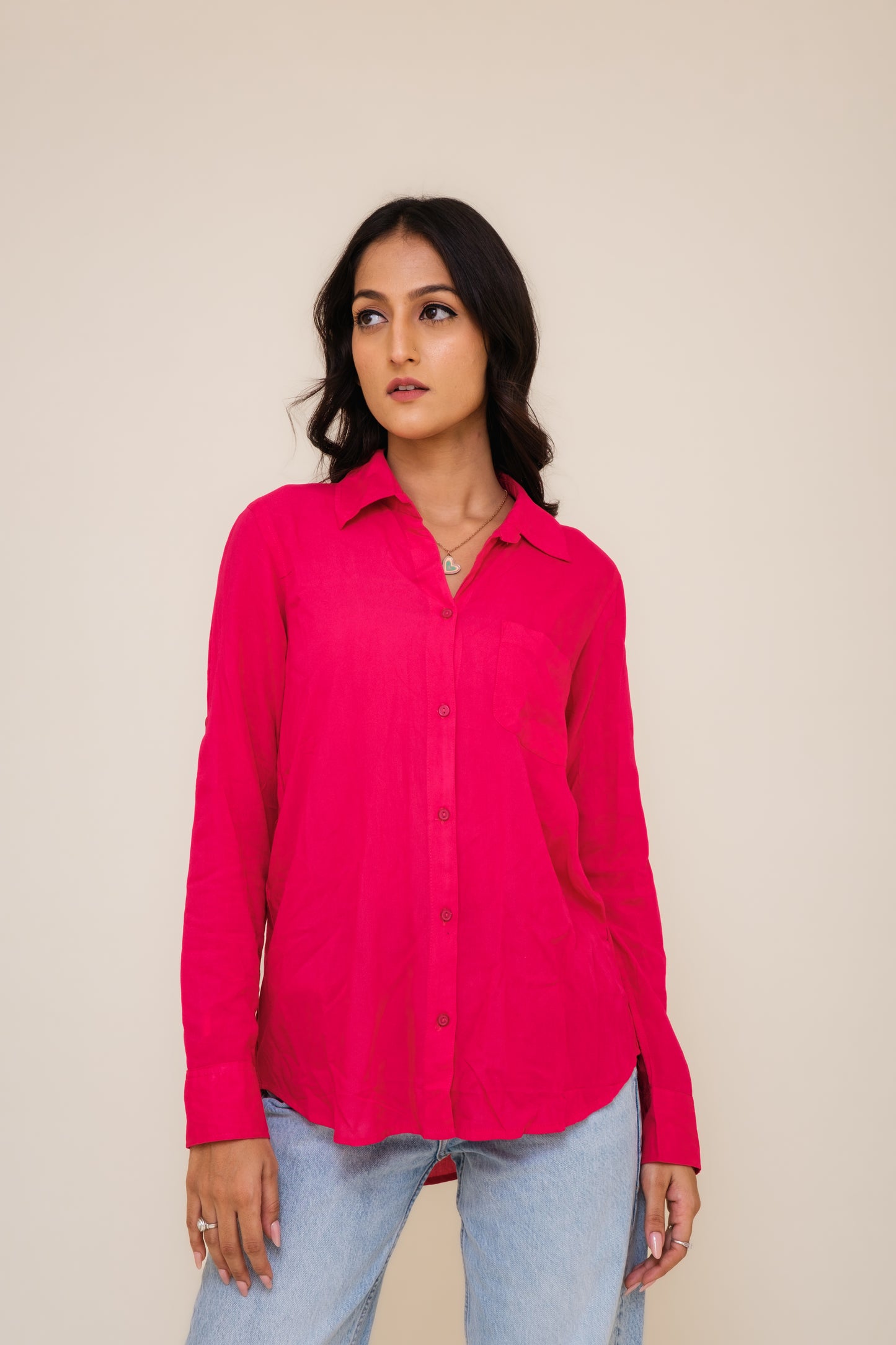 Pink Linen Shirt