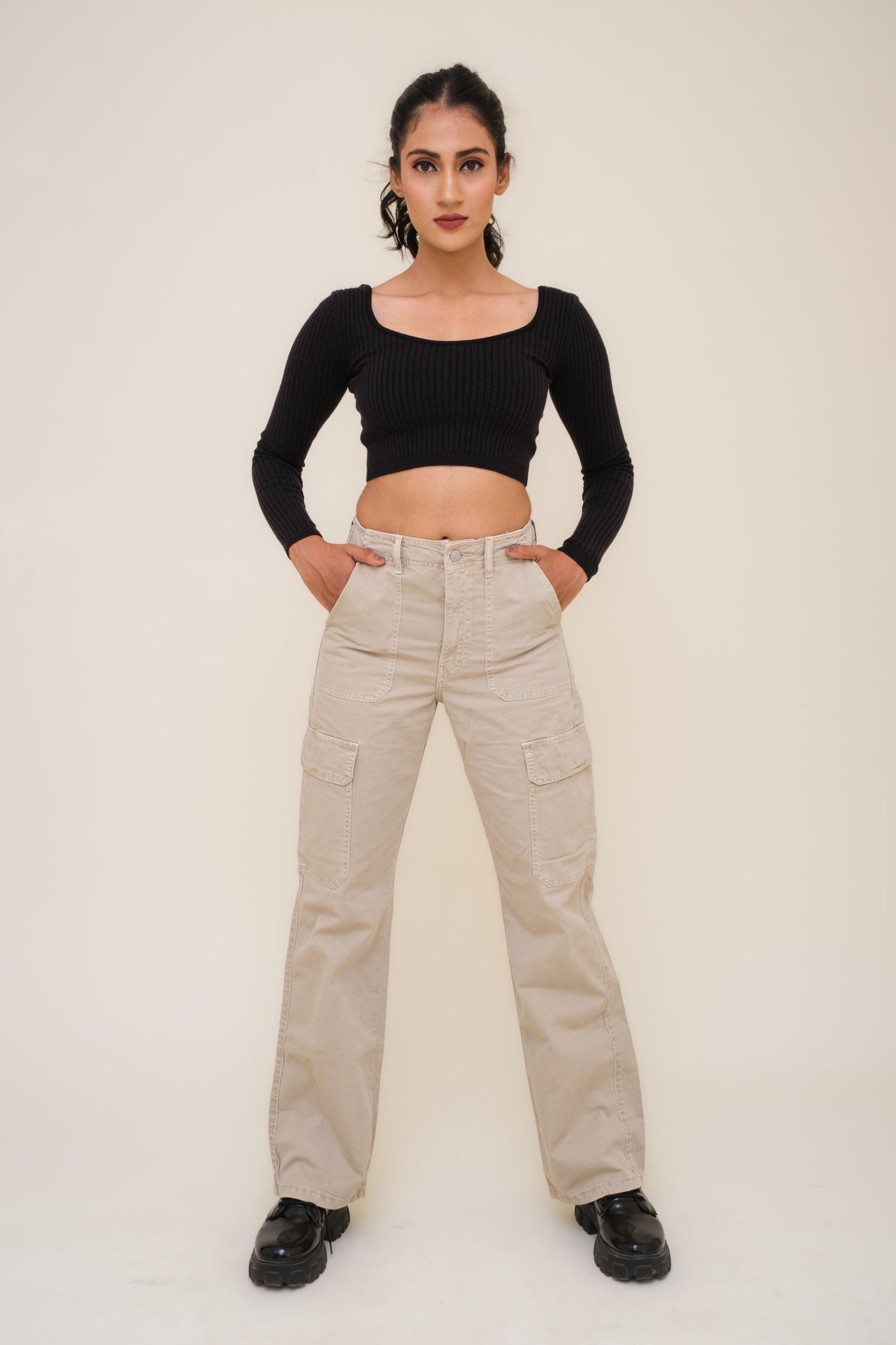 Branded Beige Cargo