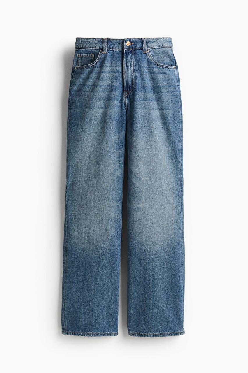 High Waist Straight Leg Jeans