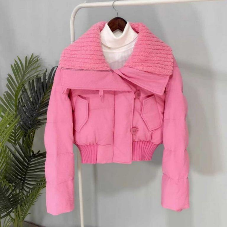 Pink Puffer Coat