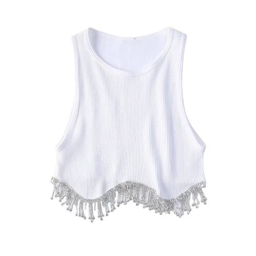 Rhinestone Tank Top