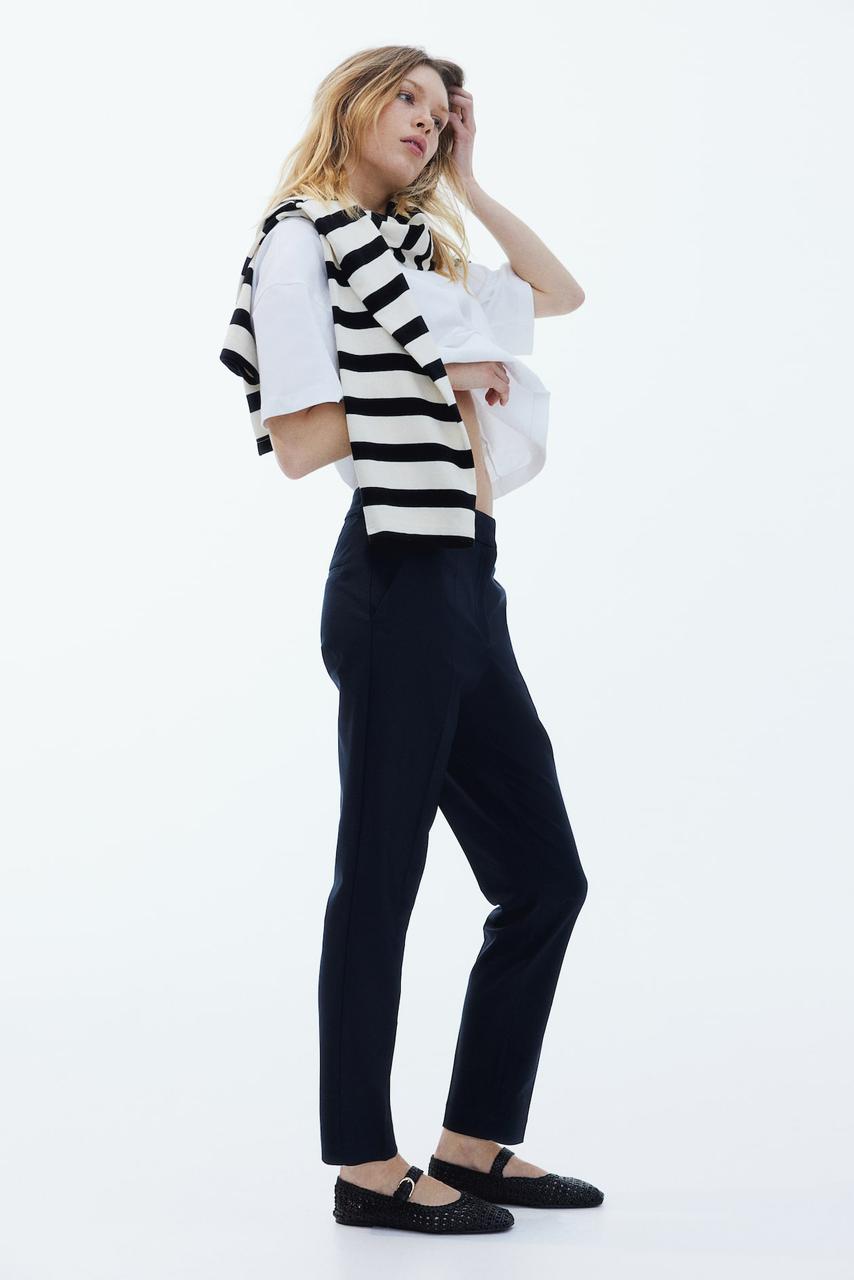 HM High Waisted Navy Blue Formal