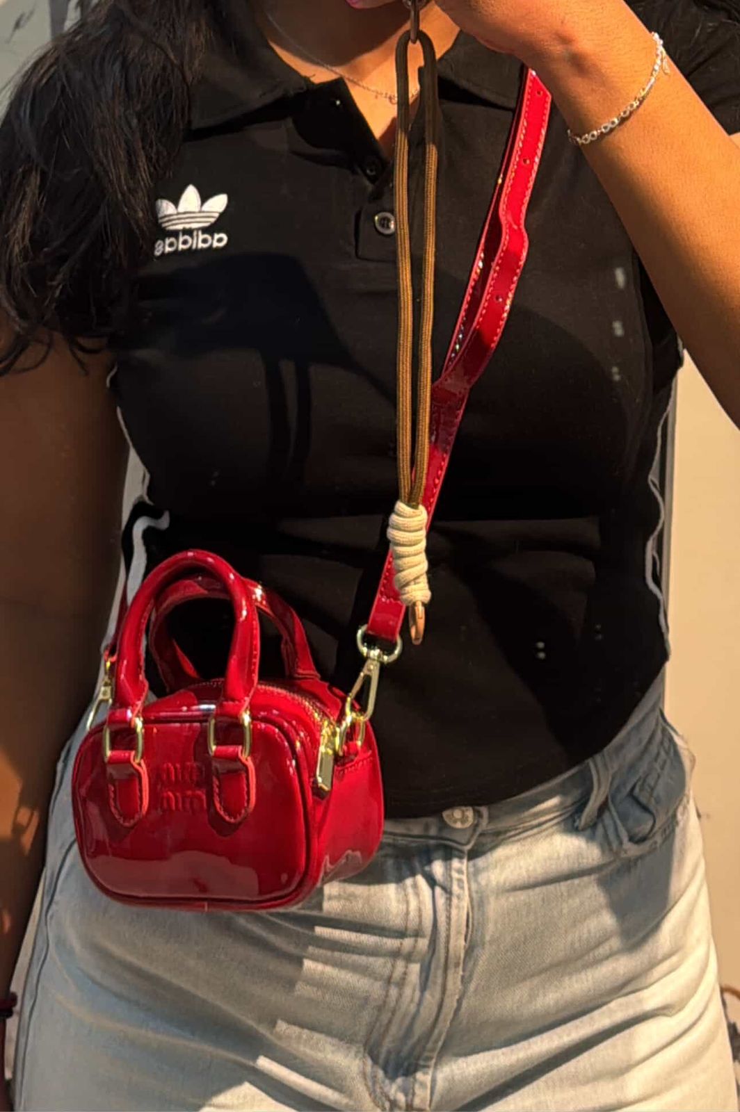 Red Hand + Sling Bag