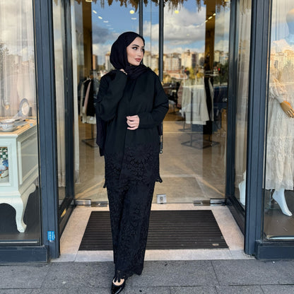 3pc crochia woolen coord set