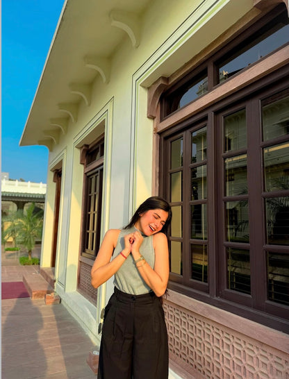 Monki high waisted trouser