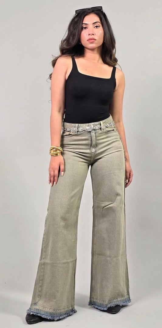 Baggy Wide Leg Denim