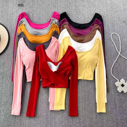 Paded Criss Cross Back Top